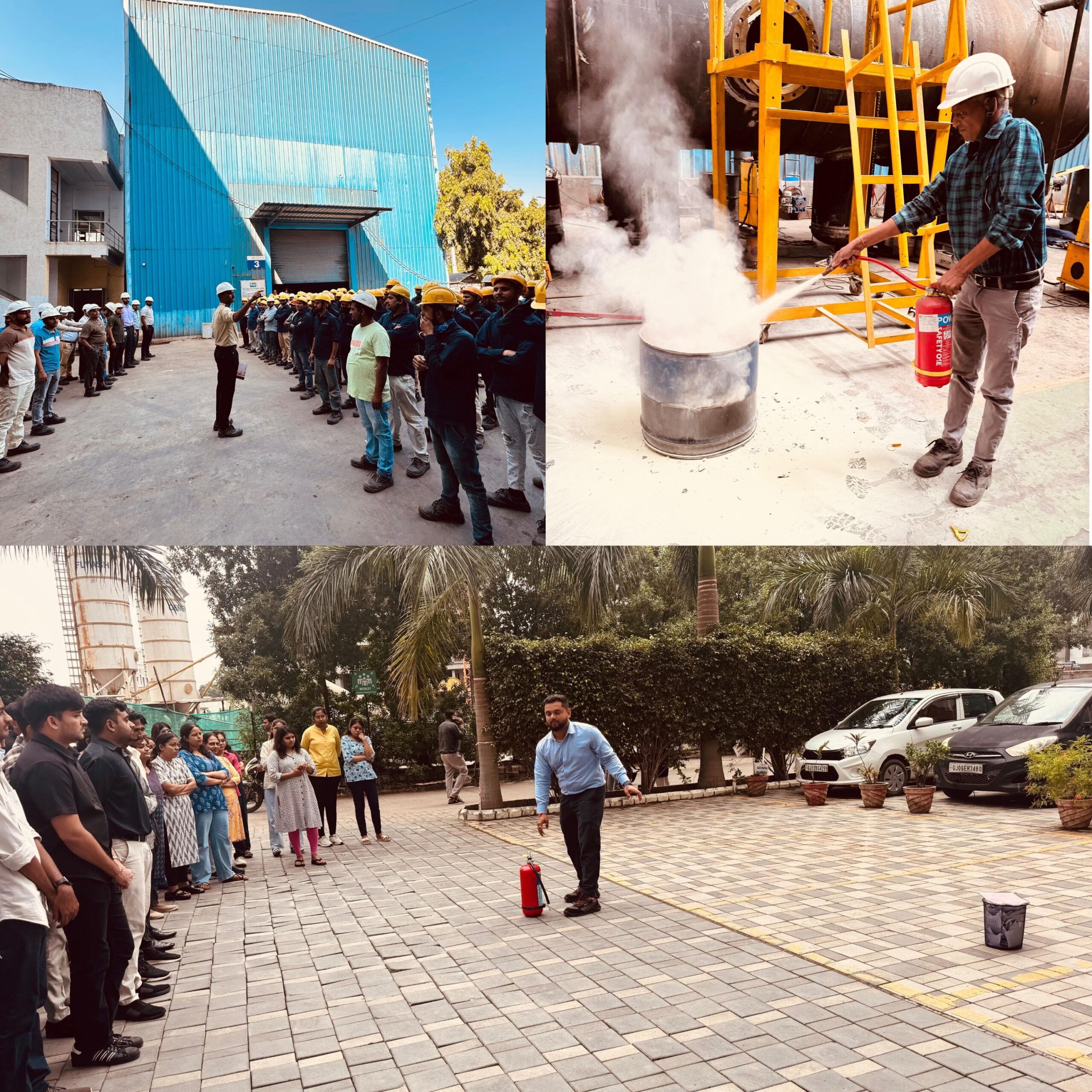 Professionals in a modern training workshop